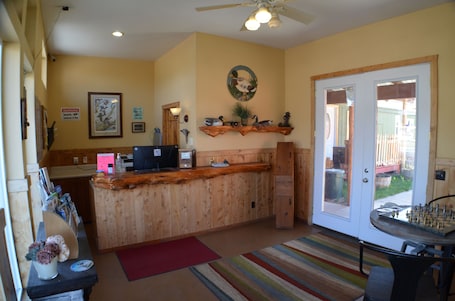 Recepción. Wild Goose Lodge