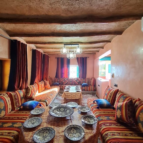 Interior. A house in the heart of nature