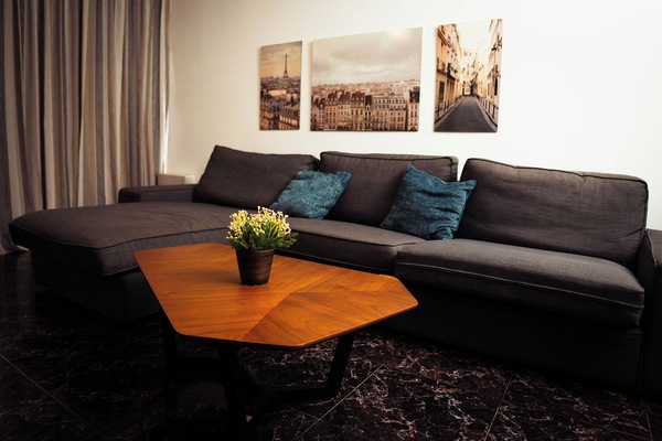 Apartment, Mountain View (H4-1) | Living area | 42-inch Smart TV with digital channels, Netflix, Hulu