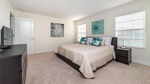 4 bedrooms, in-room safe, iron/ironing board, free WiFi