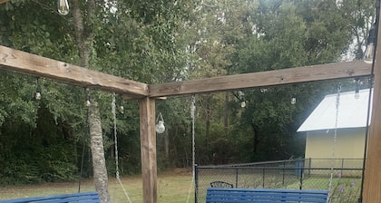 RV lot with full hookups, few miles to Gulf Shores Beach