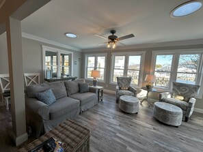 Smart-TV og stereoanlegg