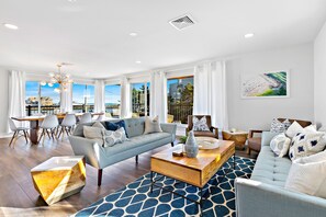 Living area - Amenity Packed - No Cleaning Fees - Inlet Views! (Point Pleasant Beach)
