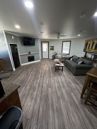 Grain Bin retreat on mini working farm.