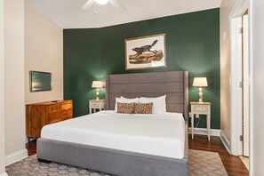 1 bedroom, iron/ironing board, bed sheets