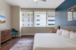 1 bedroom, iron/ironing board, bed sheets