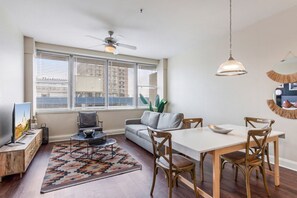 TV - French Quarter Bliss: Stylish 1BR Condo with Poolside Retreat (New Orleans)