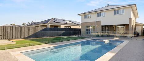 Una piscina climatizada