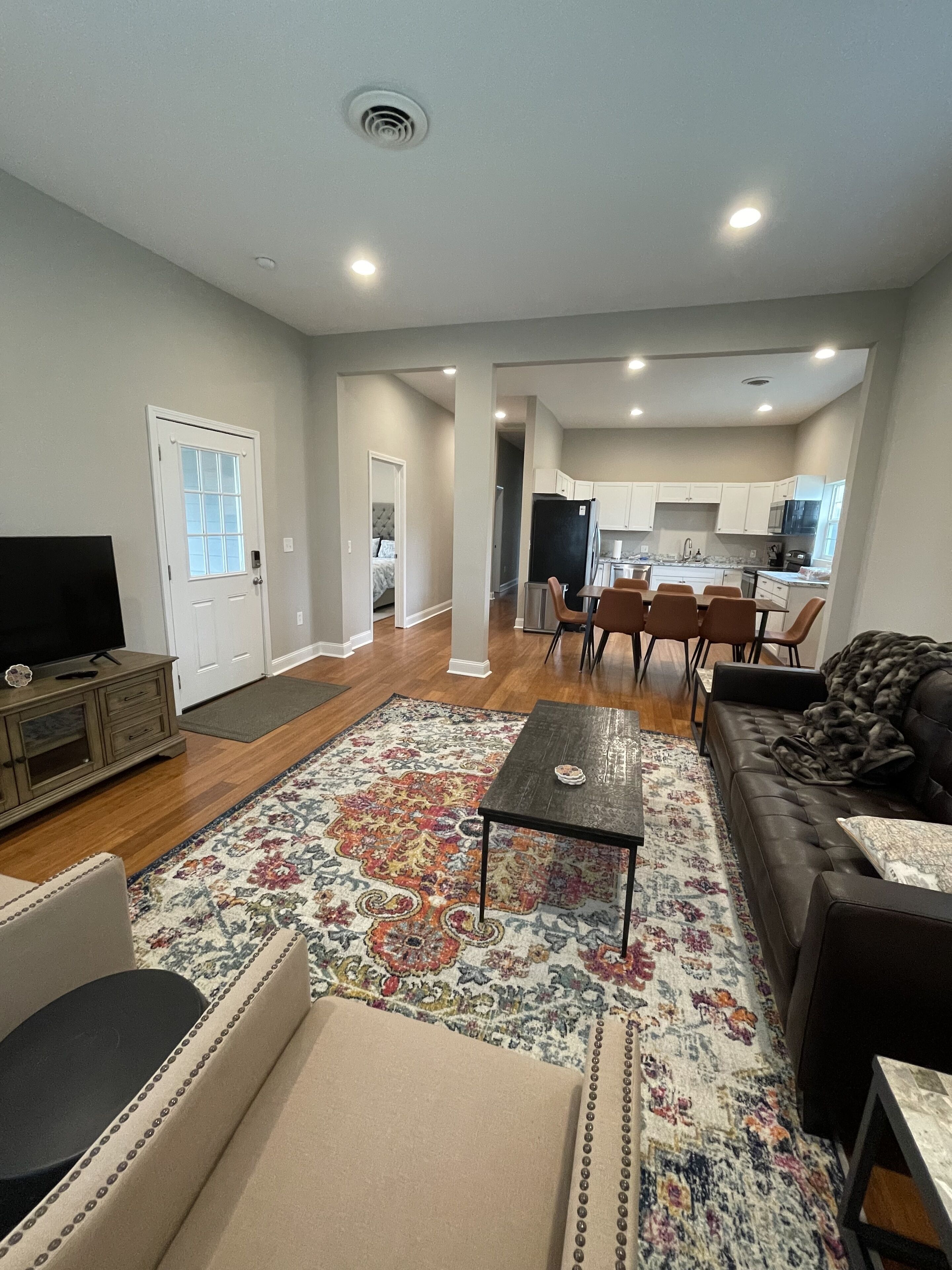 Living Room, Dining Area and Kitchen