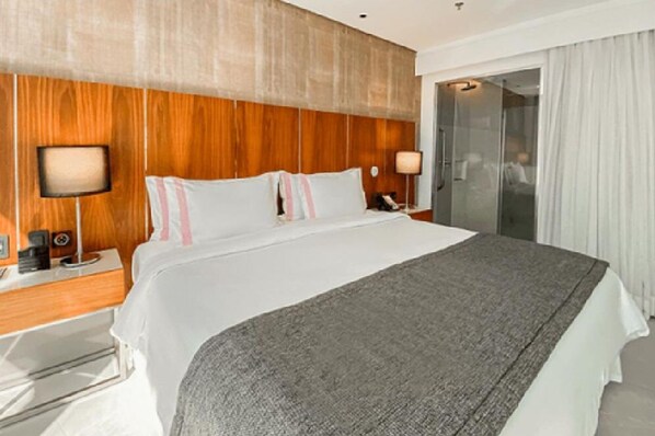 1 bedroom, WiFi, bed sheets - Apartamento 1512/013 de Luxo I no Rio de Janeiro em São Conrado. Área Nobre (São Conrado Rio de Janeiro)