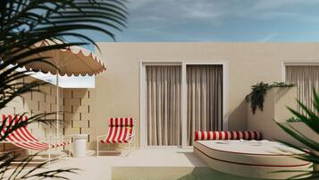 Executive-Studiosuite, Poolblick | Terrasse/Patio