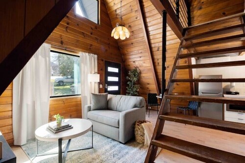2 Charming New A-Frame Homes w/ 6 Beds Near Lake

