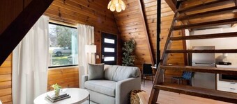 2 Charming New A-Frame Homes w/ 6 Beds Near Lake
