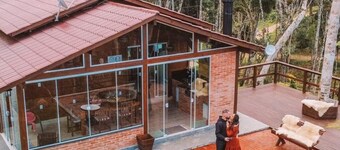 Recanto dos Pássaros na Serra em Rancho Queimado com Piscina Aquecida