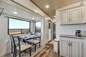 Dining - Cozy 2-Guest RV on Nature Farm (Pine Grove)