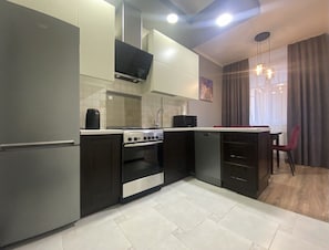 Private kitchen - Apartment Home Apart Minsk Zaharova 24 (Minsk)