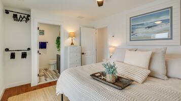 3 habitaciones, tabla de planchar con plancha y cuna de viaje