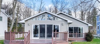 House on Paw Paw Lake w/ Private Dock!