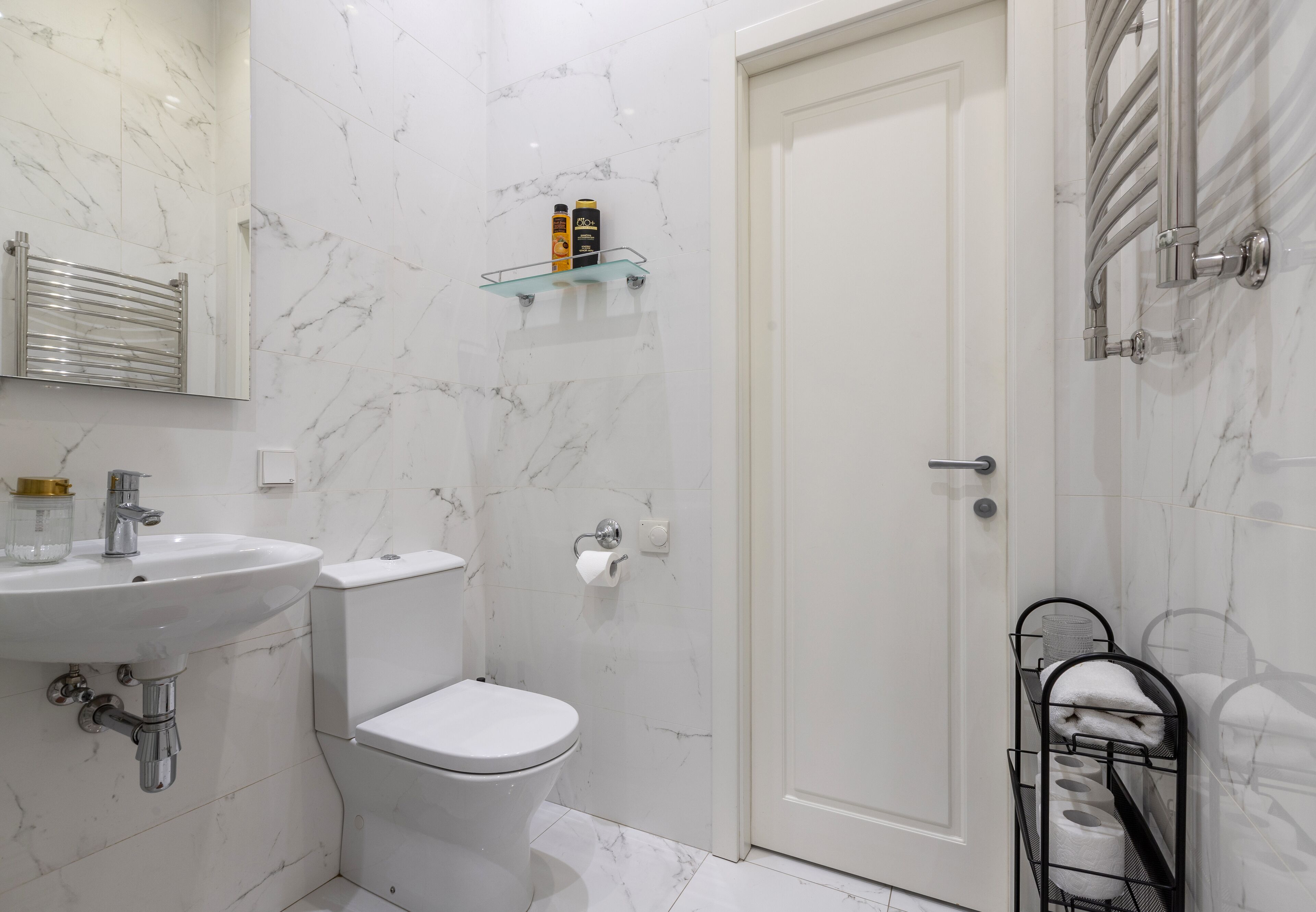 Appartement, 3 slaapkamers, uitzicht op stad | Badkamer