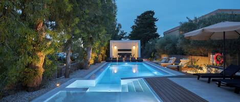 Luxury Villa, Private Pool, Courtyard View | Terrace/patio