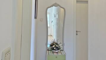 Deluxe Apartment, Balcony, Sea View | Living area | 32-inch LCD TV with satellite channels
