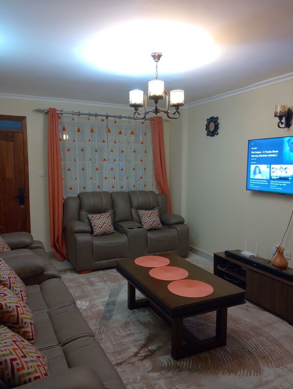 Living area - Sweet Homes One bedroom Ngong Road (Nairobi)