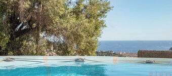 Villa Bonnard in Nice : Sea and city View & Pool