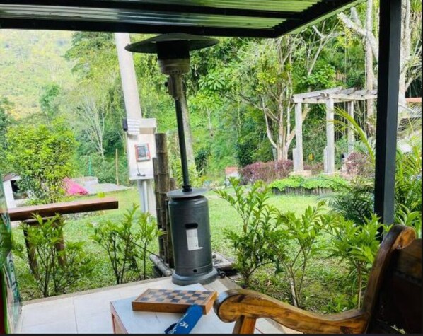 Terrace/patio - FINCA HOTEL TIERRA NUEVA CAMPESTRE- Triple Room #2 (Cundinamarca)