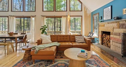 A-Frame | Hot Tub | Hike | Firepit | Design