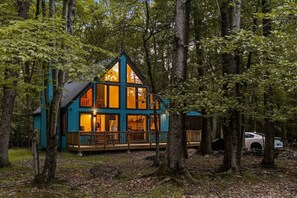 Exterior - A-Frame | Hot Tub | Hike | Firepit | Design (East Stroudsburg)