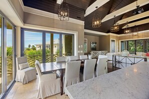 Dining - IOP Home, Ocean and Intracoastal Views! Private Pool and widow's walk balcony! (Isle Of Palms)