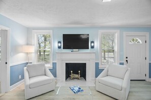 Smart-tv en een kantoor