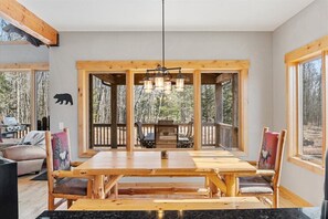Dining - Nemadji Lodge! Sauna/30x 40 Game Rm/Pong/Beanbags/Darts Atv/snowmobile/Firepit
  (Foxboro)