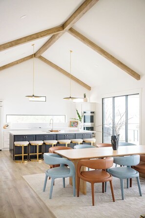 Dining - Playin Possum! NEW, Modern 5 Bed 4.5 Bath Retreat with Dock, 2 Balconies, HotTub (Graford)