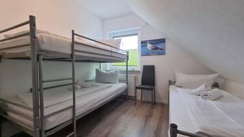 3 slaapkamers, een kluis op de kamer, wifi