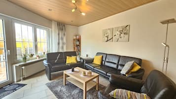 Tv, dvd-spelare och en stereo