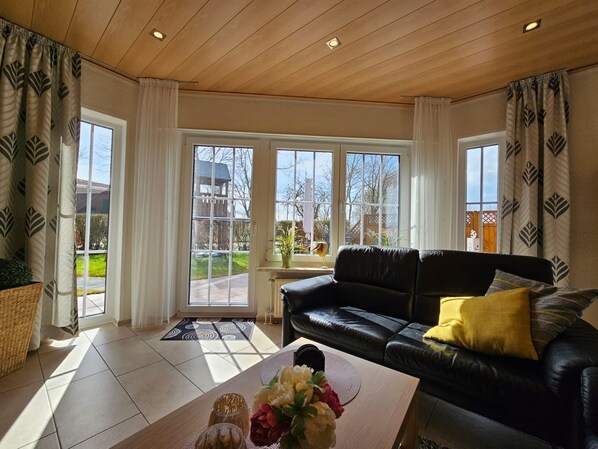 TV, DVD player, stereo