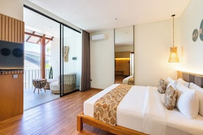 Villa | 3 soverom, safe på rommet, blendingsgardiner og strykejern/-brett