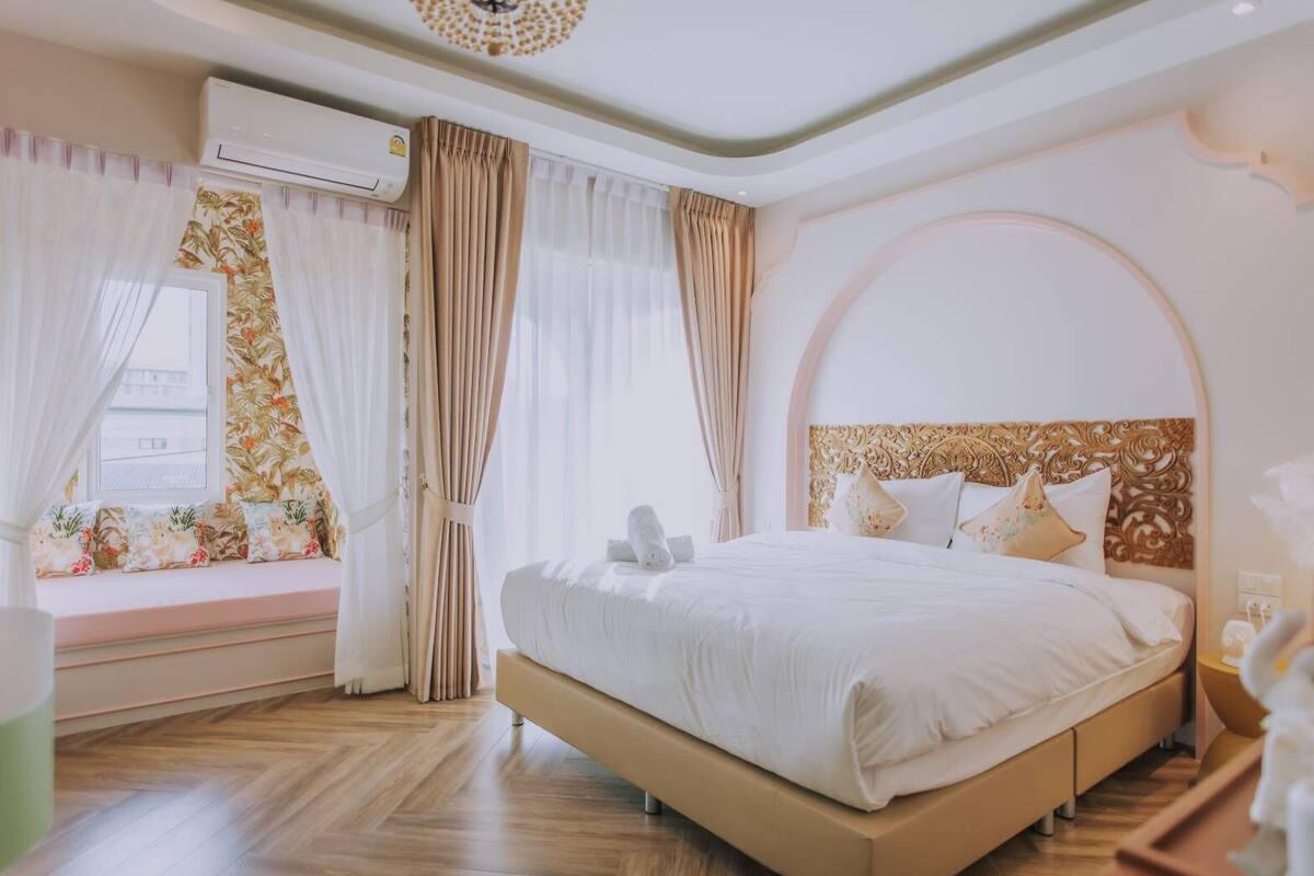 ห้องดีลักซ์ | Wi-Fi ฟรี, ผ้าปูที่นอน