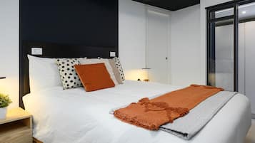 Habitació urbana | 1 dormitori, llençols de cotó egipci i roba de llit d'alta qualitat