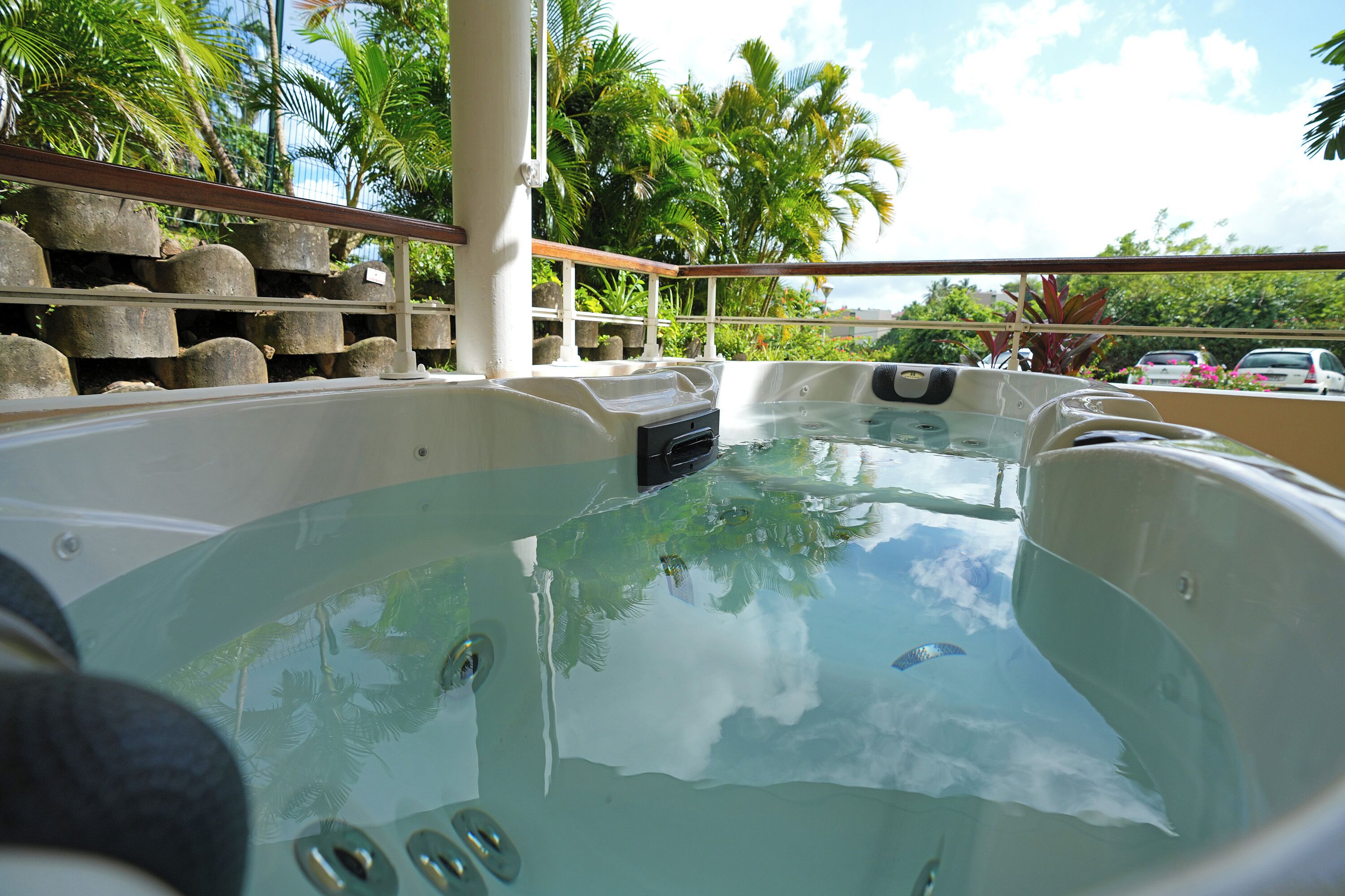 Idromassaggio all'aperto