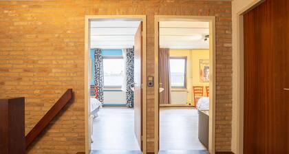 Holiday home with a terrace by the dunes