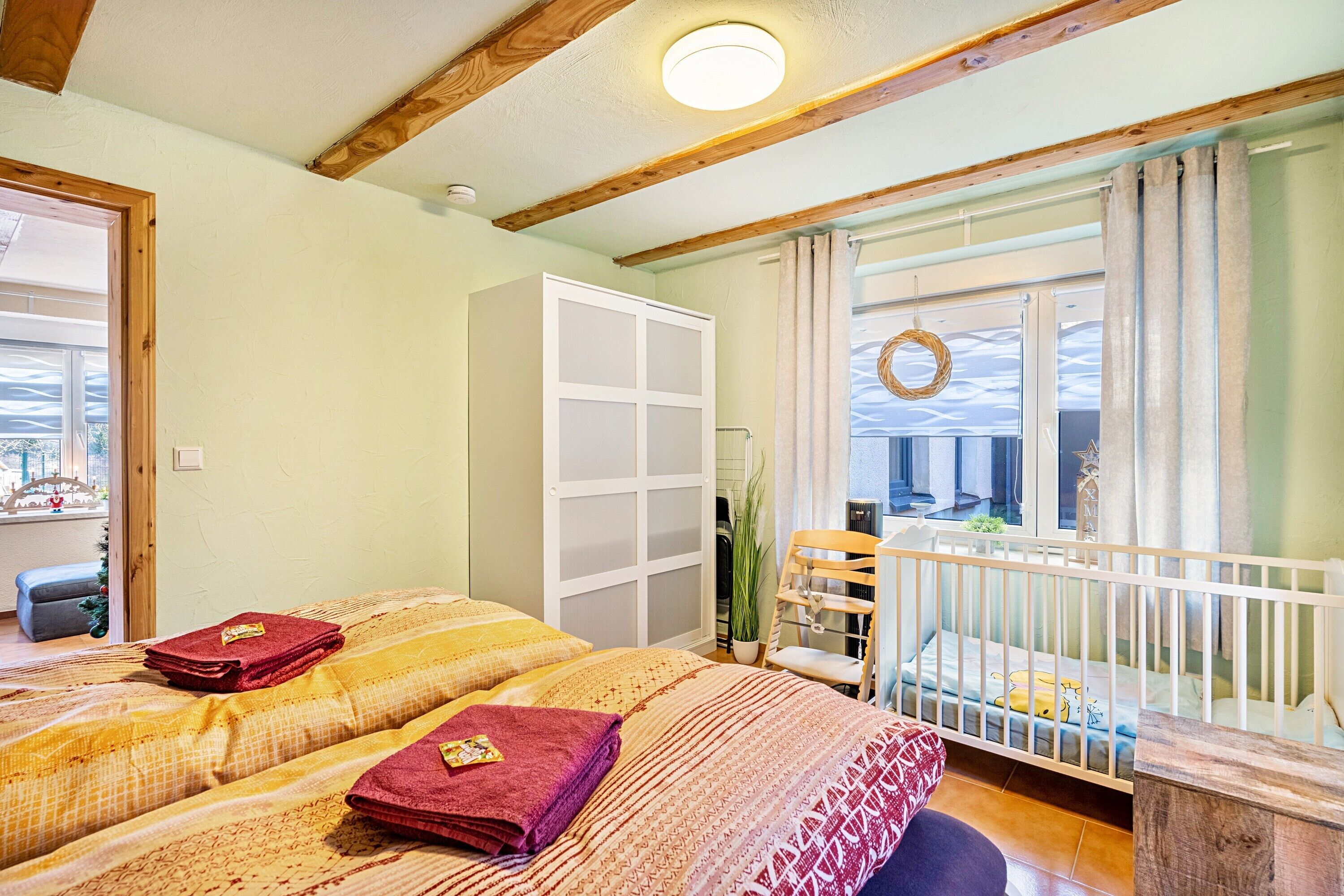 2 Schlafzimmer, Bügeleisen/Bügelbrett, kostenloses WLAN, Bettwäsche