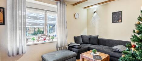 Televisor, taula de tennis de taula i estèreo