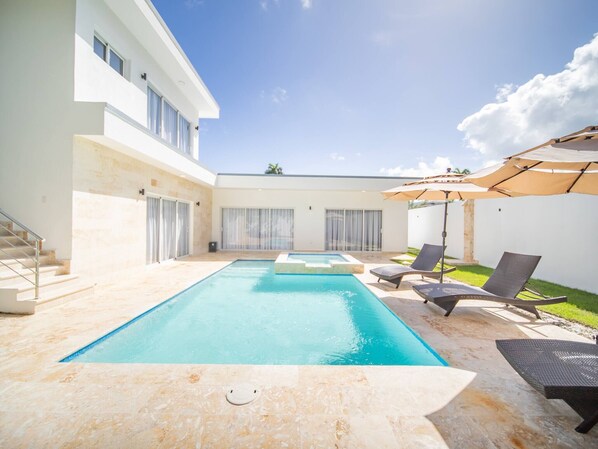 Pool - First Class 4br King Size Villa In Sosua Town! (Sosúa)