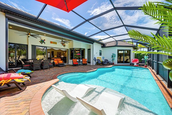 A heated pool - Lanai w/ Heated Pool at Cape Coral Escape! (Cape Coral)