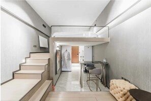 1 dormitorio, escritorio, sistema de insonorización y wifi gratis
