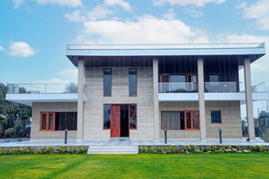 Overnatningsstedets facade