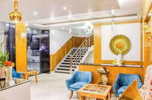 Sitteområde i lobbyen