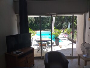 Blick von der Unterkunft